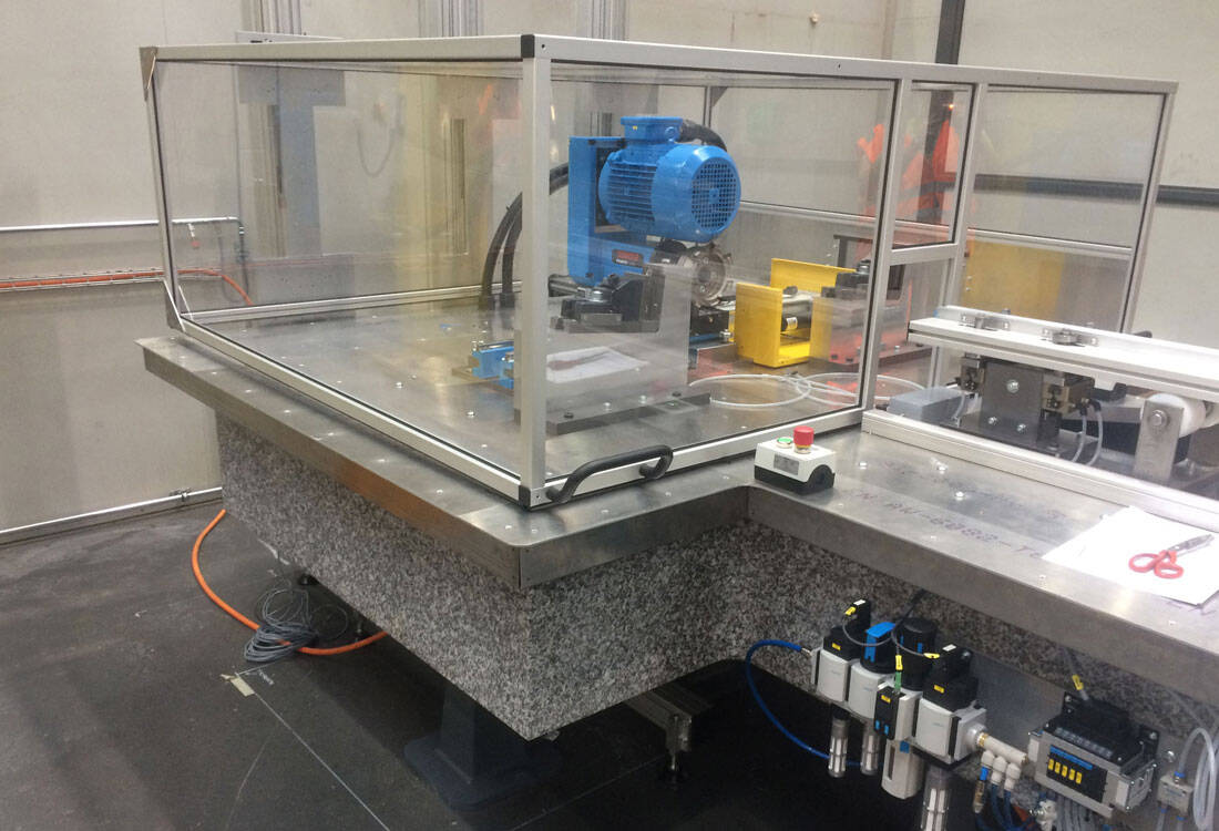 Horizontalfräsmaschine mit fehlersicherem Automatisierungssystem. | © Polytech Systeme AG