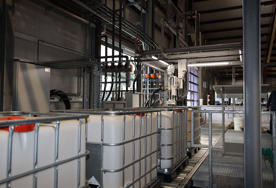 Anlagen, Tank- und Rohrleitungsbau wurden Kundenseitig realisiert. | © Polytech Systeme AG
