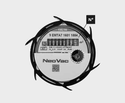 Relever vos compteurs NeoVac | © NeoVac Relever vos compteurs NeoVac | © NeoVac