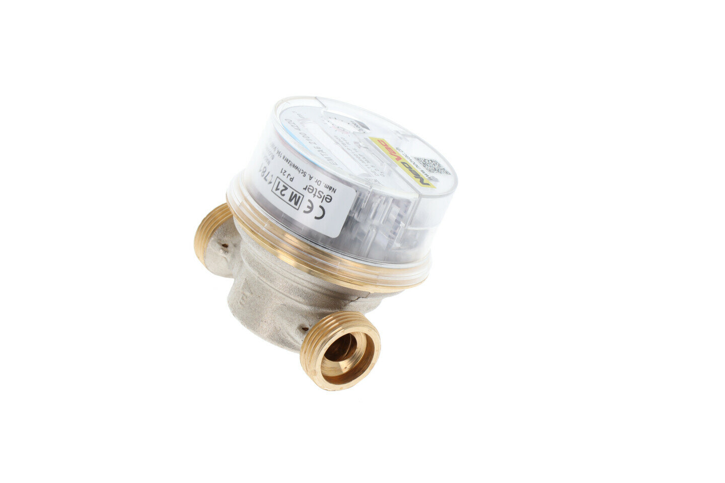 Compteur énergie thermique à jet unique standard calibre 15 - mâle 3/4 (20/27) - Sferaco